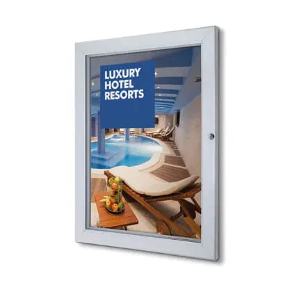 Plakatramme Standard med lås/nøgle 50x70 cm