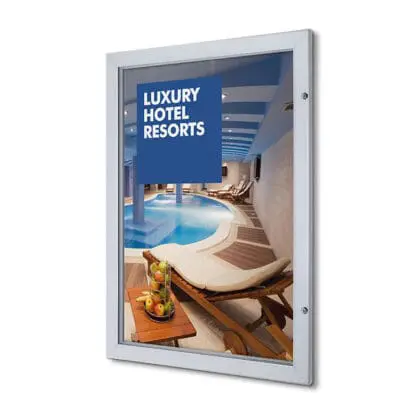 Plakatramme Standard med lås/nøgle 70x100 cm