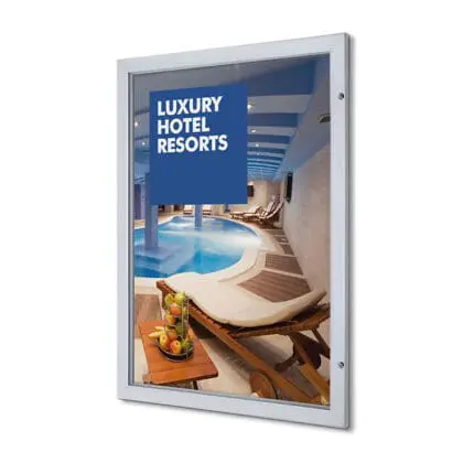 Plakatramme Standard med lås/nøgle A0