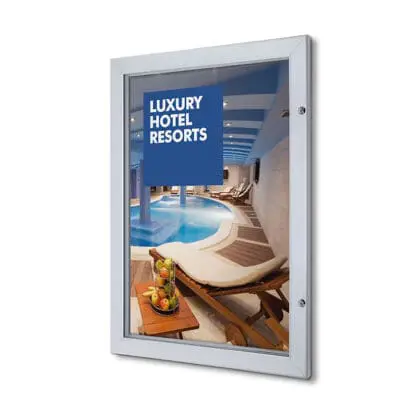 Plakatramme Standard med lås/nøgle A1