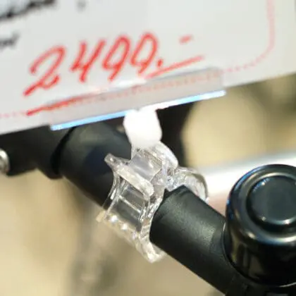 Pop-Clip skilteholder stor