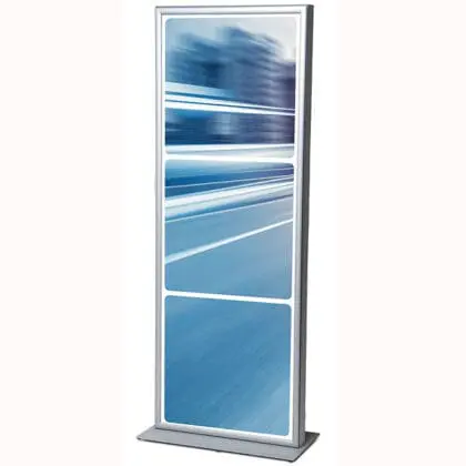 Poster Totem med 2x2 snaprammer A1