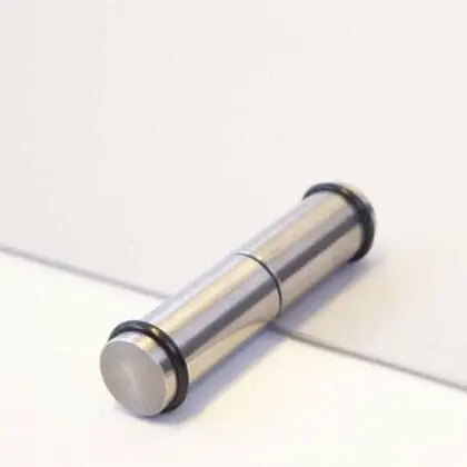 Design støtter i rustfrit stål - sæt med 2 stk.