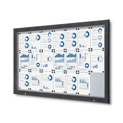 Premium Outdoor Opslagsskab 21xA4 Antracit grå