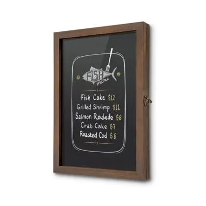 Opslagsskab i træ A3 - magnetisk