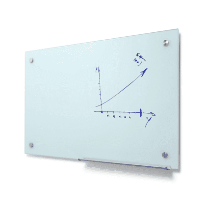 Scritto® Glas whiteboard hvid 90x60 cm