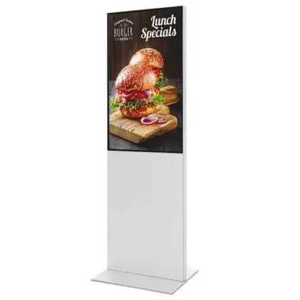 Smart Line Totem - 43" Samsung Skærm - Hvid