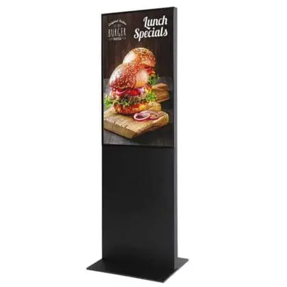 Smart Line Totem - 43" Samsung Skærm - Sort