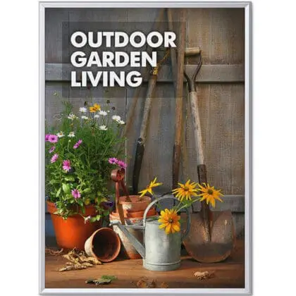 Snapramme 32 mm profil i gering - 100 cm x 140 cm - Aluminium