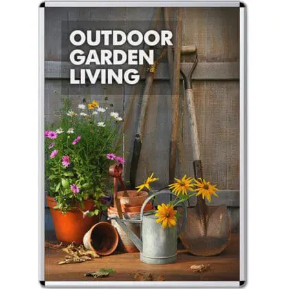 Snapramme 32 mm profil med runde hjørner - 100 cm x 140 cm - Aluminium