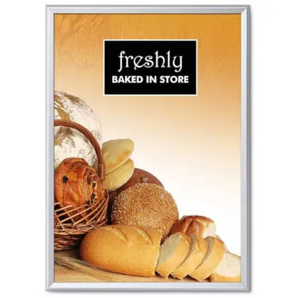 Snapramme 70x100 cm med 32 mm profil i gering