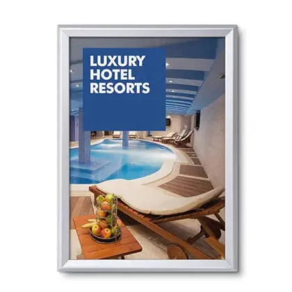 Snapramme 32 mm profil i gering - A2 - 42 cm x 59,4 cm - Aluminium