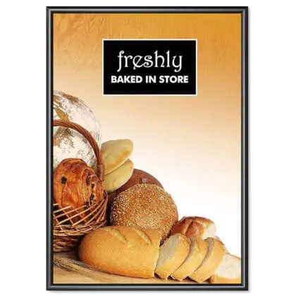 Snapramme 70×100 cm 9005 SORT (G25)cm sortcm sort