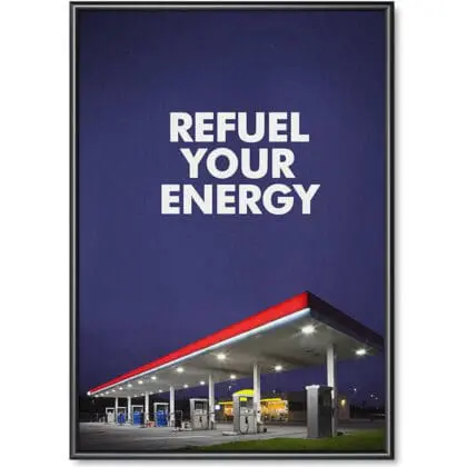 Snapramme 25 mm SORT profil i gering - A0 - 84,1 cm x 118,9 cm - Aluminium