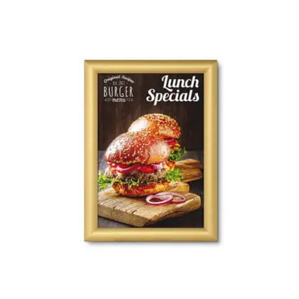 Snapramme 25 mm GULD profil A4