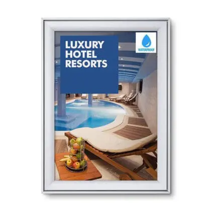 Snapramme COMPASSO WR 37 mm profil i gering - A2 - 42 cm x 59,4 cm - Aluminium