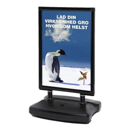 Windtalker City Gadeskilt 70x100 SORT