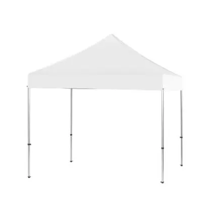 Fest telt hvidt 3×3 meter med hvidt loft og alu-stel