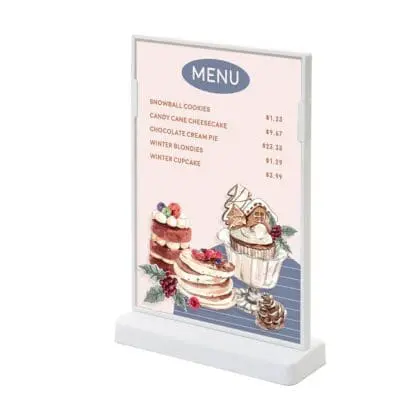Scritto® Menu T Stand A5 Hvid