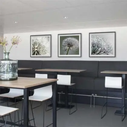 Galleriskinne u-rail HVID 200 cm loft