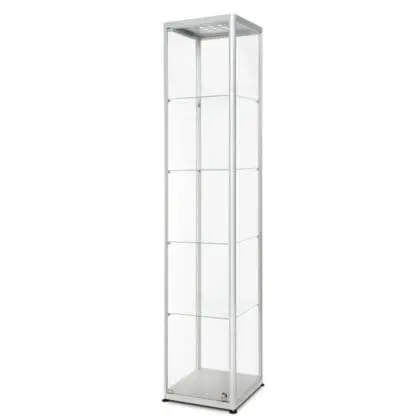 LED udstillingsmontre 40 x 200 x 40 cm