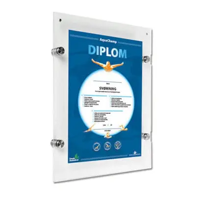 Vægskilt A3 - akryl sandwichskilt