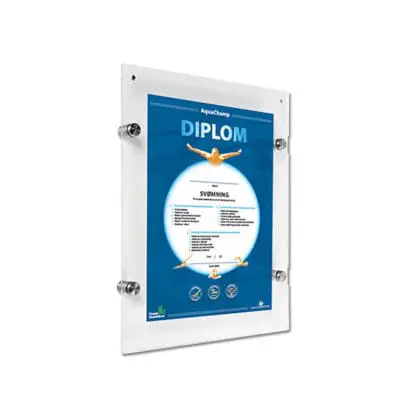 Vægskilt A4 - akryl sandwichskilt