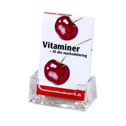 Visitkortholder bord 1 rum højformat