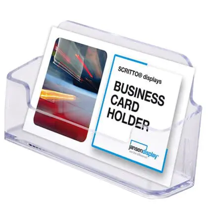 Visitkortholder bord 1 rum bredformat VCR92