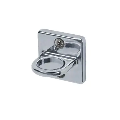 Væg beslag sølv - til afspærrings reb og velour