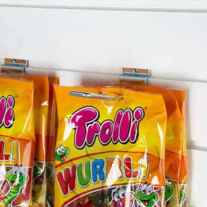 Metal varekrog dobbelt 20 cm til rillepanel