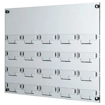 Visitkortholder væg 20 rum bredformat