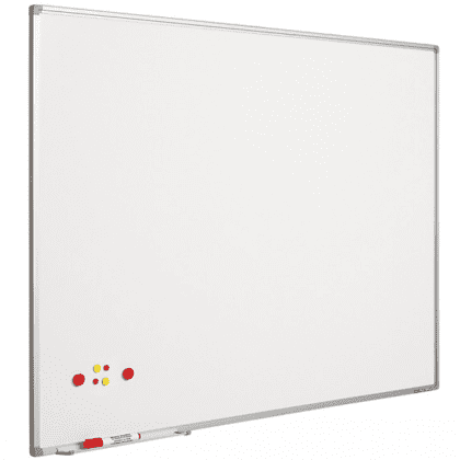 Whiteboard keramisk A4 med 16 mm alu-kant