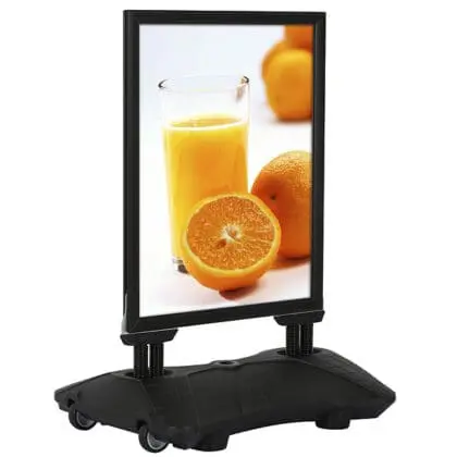 Wind-Sign Pro A1 - Sort Gadeskilt