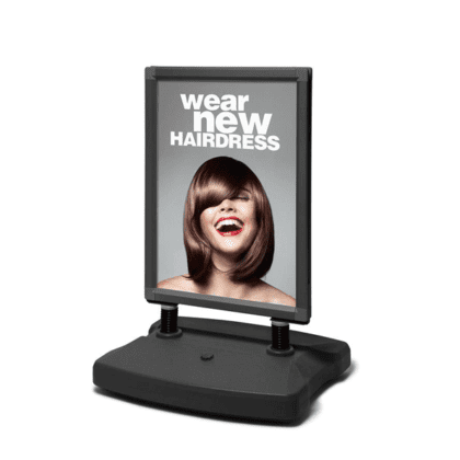 Windtalker City Gadeskilt 50×70 cm SORT