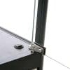 LED udstillingsmontre sort 90x90x45 cm detalje-04