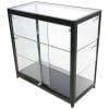 LED udstillingsmontre sort 90x90x45 cm-02
