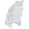 Bord akryl brochureholder 4 rum M65 - Billede 2