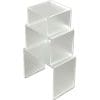 Akryl udstillings podier, 3 stk. frostet - Billede 3