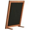 Menu kridttavle bord med træramme A4