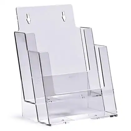 Brochureholder bord 2 rum A5 højformat | TAYMAR 2C160