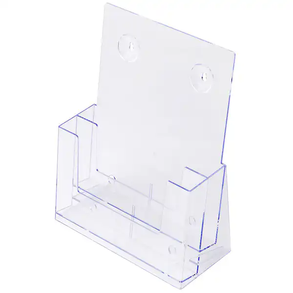 Brochureholder bord 2 rum A4 højformat 2DA4P - Billede 2