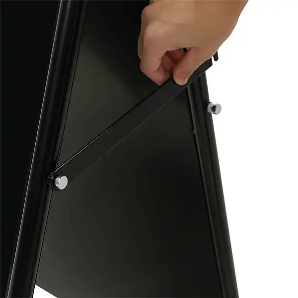 A-Board Elegant 50x70 cm sort lakeret detalje 05