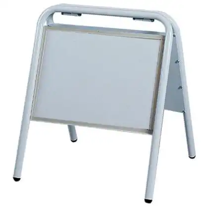 Easy Sign Gadeskilt A3 bredformat - HVID