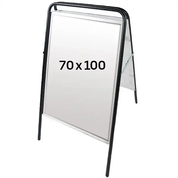 Easy Sign Gadeskilt 70x100 højformat - SORT