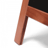 A-Træskilt teak med kridttavle 55 x 82 cm - Billede 4