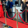 Afspærringsstolper GULD Outdoor til reb og velour - Billede 3