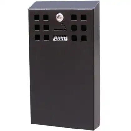 Askebæger sort large udemodel - 245x445x65 mm