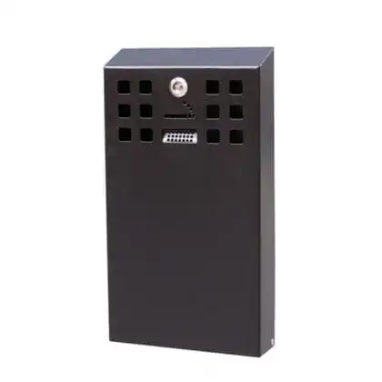 Askebæger sort small udemodel - 205x355x60 mm