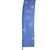 Beach Flag Budget Medium med glasfiber stang - Billede 2